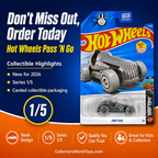 Hot Wheels Pass ’N Go 2026 Drop Tops 1/5 5/250 Monopoly 90 Years Die-Cast Car