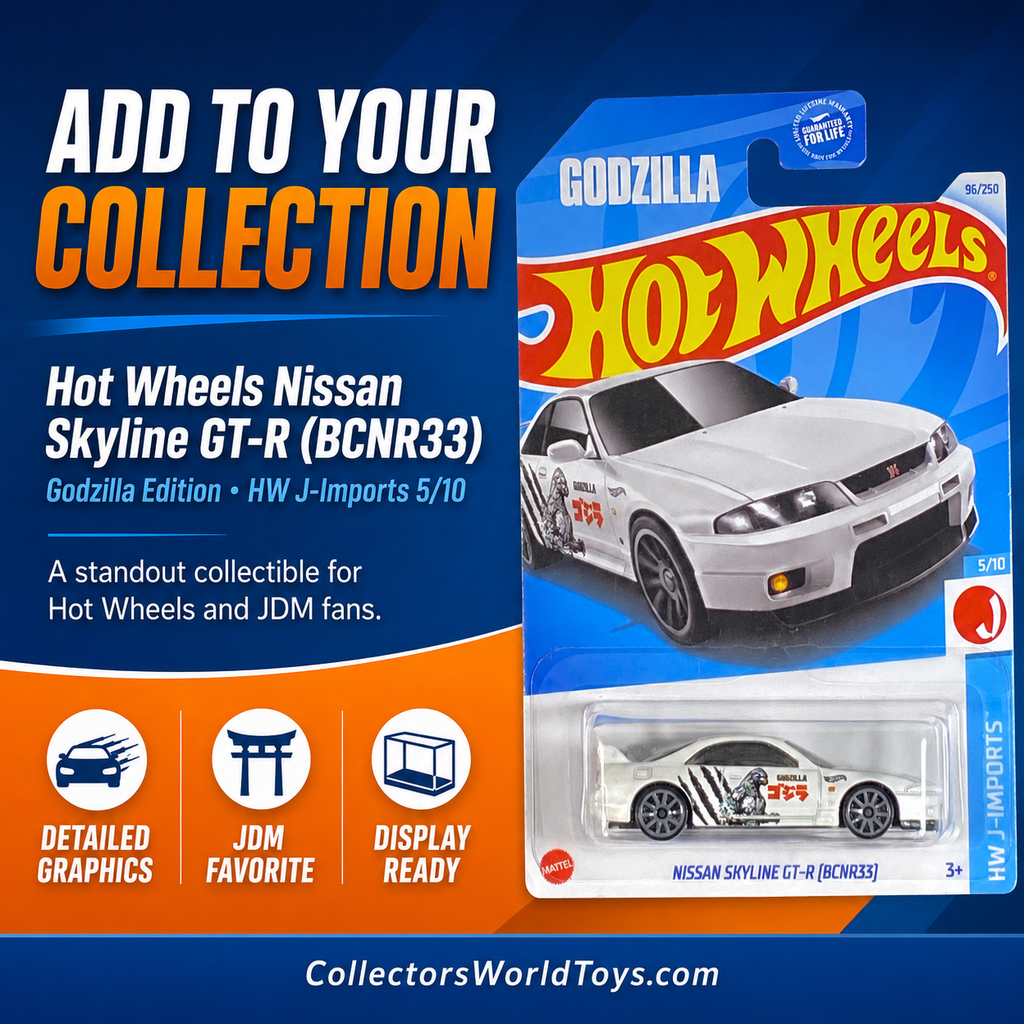 Hot Wheels Nissan Skyline GT-R (BCNR33) Godzilla HW J-Imports 5/10 96/250
