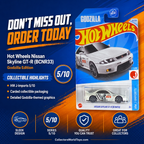 Hot Wheels Nissan Skyline GT-R (BCNR33) Godzilla HW J-Imports 5/10 96/250