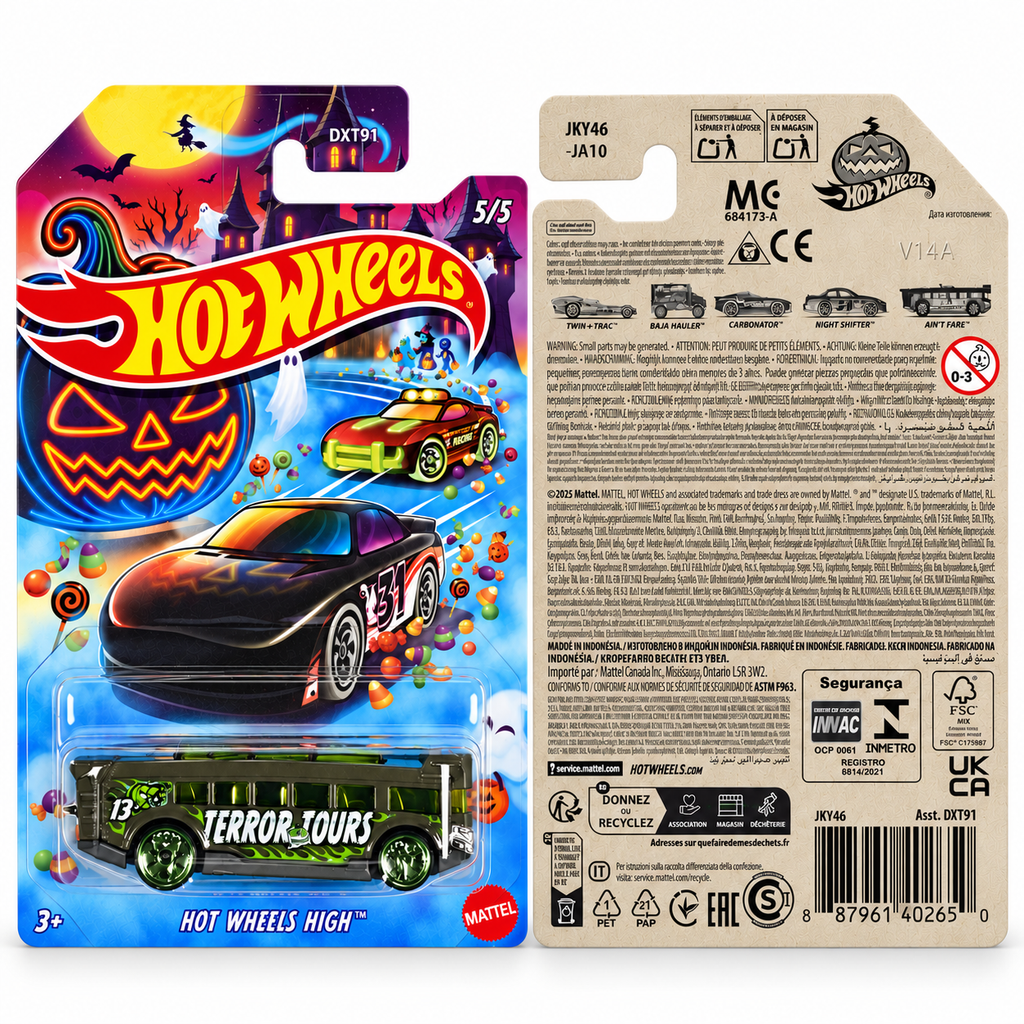 Hot Wheels High Terror Tours 2026 Halloween 5/5 JKY46
