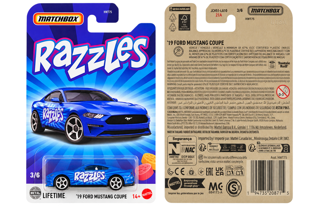 Matchbox '19 Ford Mustang Coupe | Candy Series 3/6