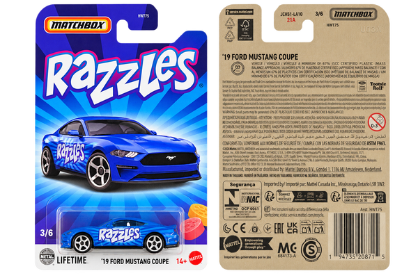 Matchbox '19 Ford Mustang Coupe | Candy Series 3/6
