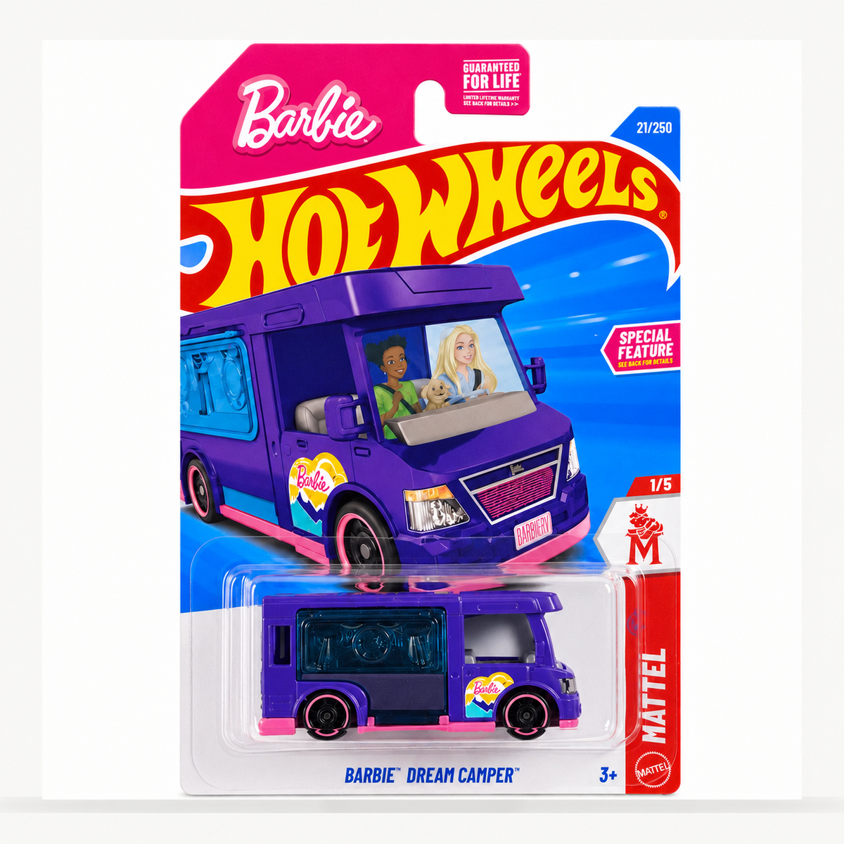 Hot Wheels Barbie Dream Camper | Mattel Series 1/5 Main image