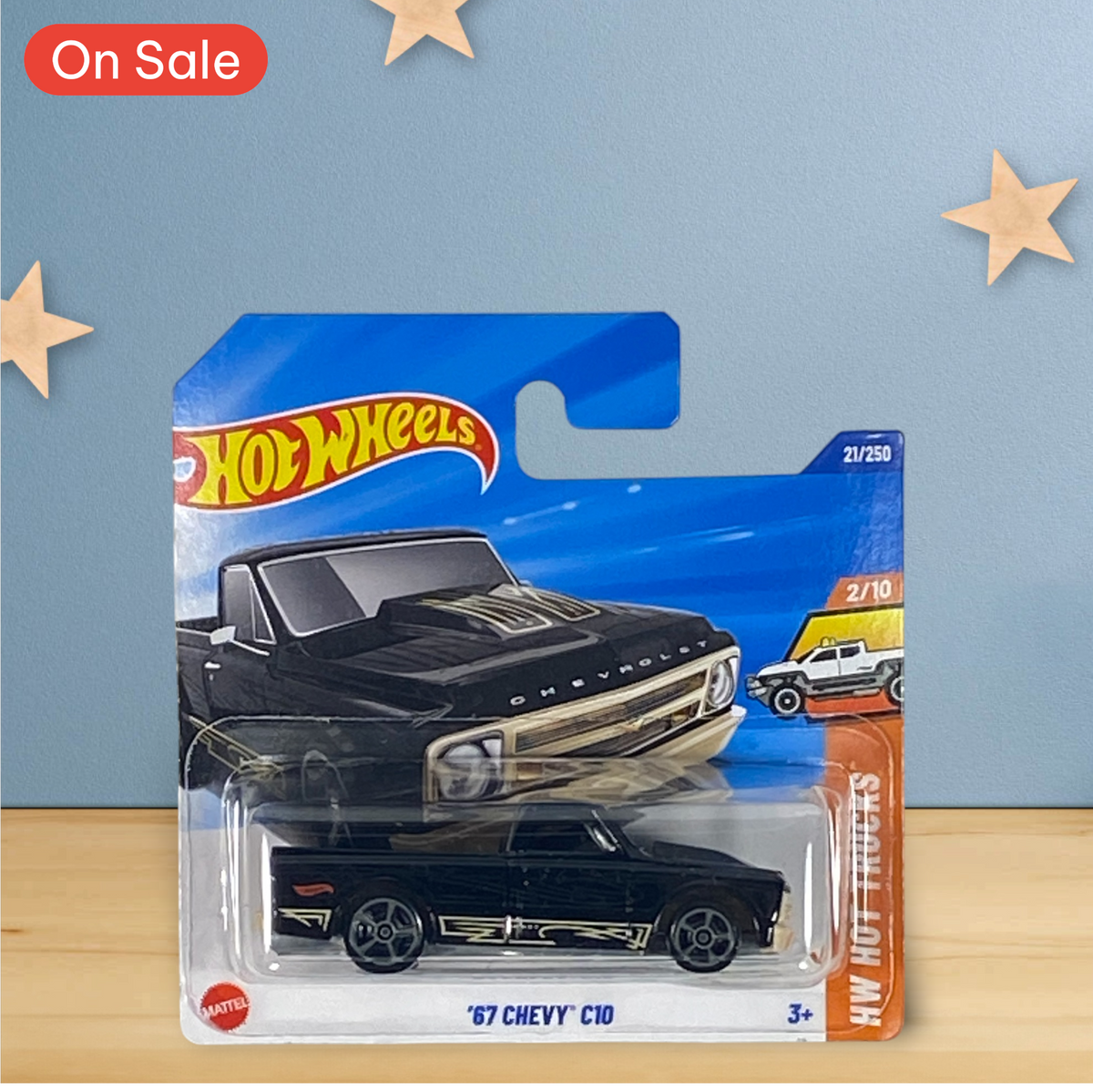 Hot Wheels '67 Chevy C10 - Hot Wheels HW Hot Trucks Series 2/10 Short Card