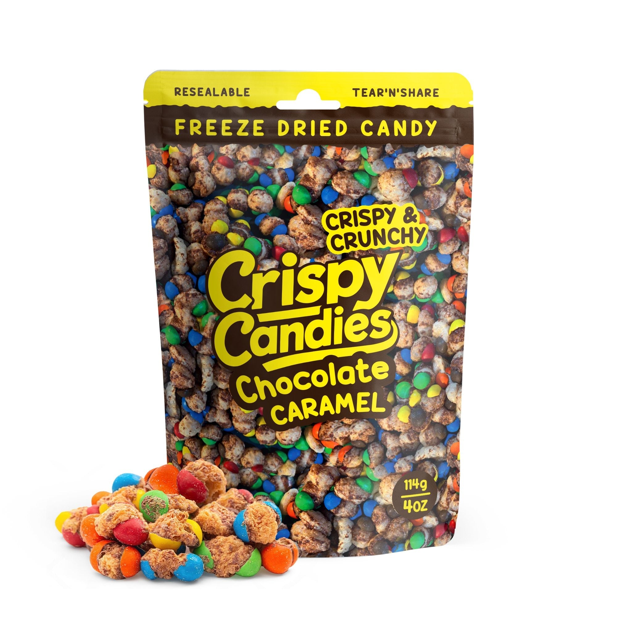 Crispy Candies - Chocolate Caramel Freeze Dried Candy 114g Main image