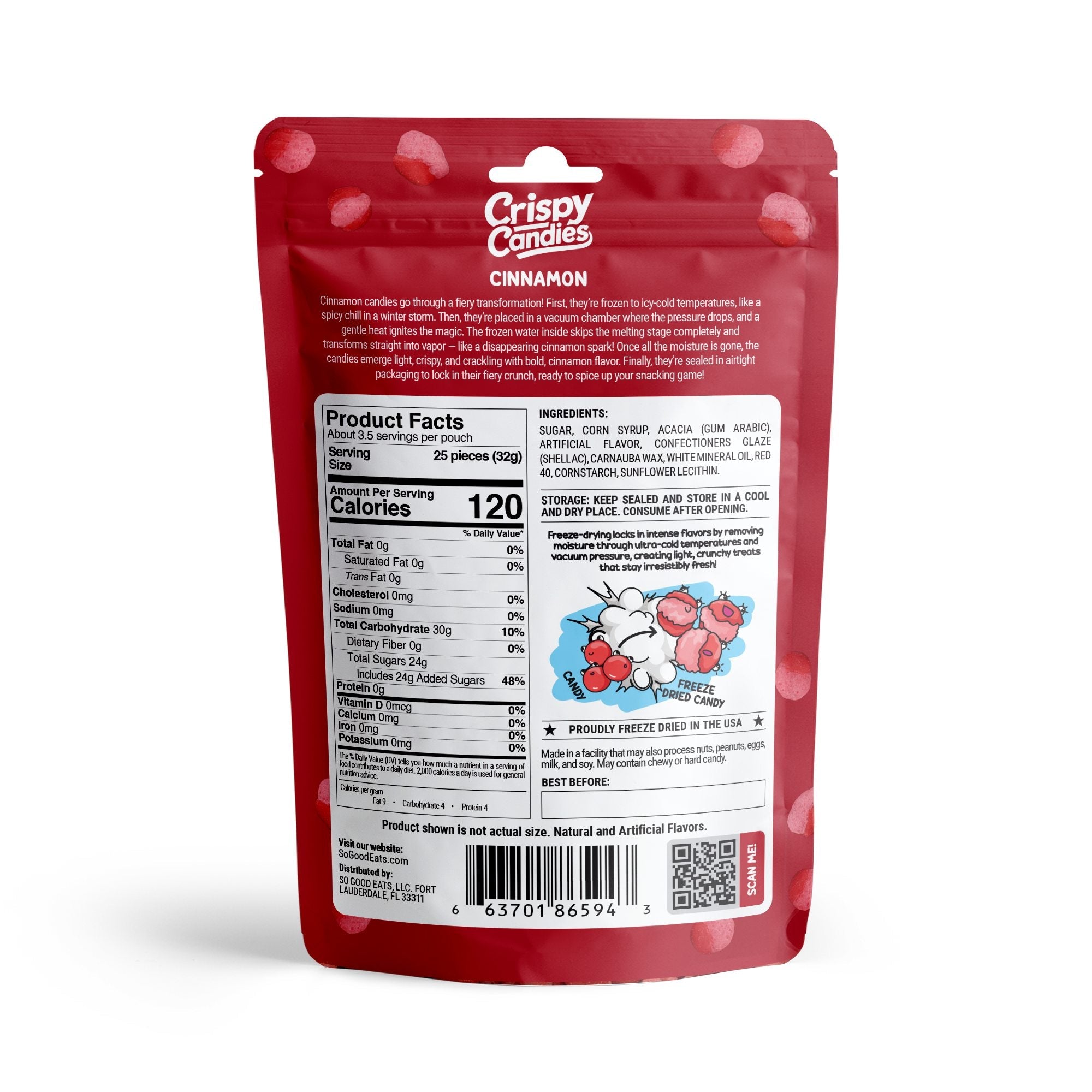 Crispy Candies - Cinnamon Freeze Dried Candy 114g Secondary image