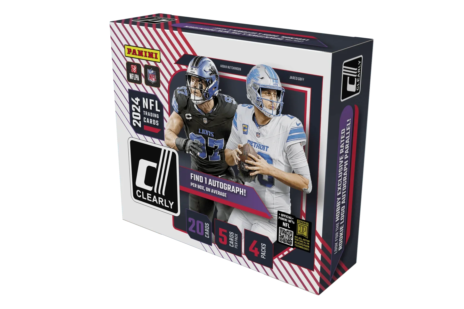2024 Panini Clearly Donruss NFL Trading Card Box (Hobby)