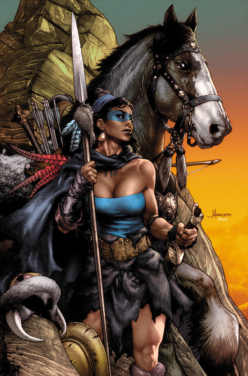 CONAN BARBARIAN #1 UNKNOWN COMICS JAY ANACLETO EXCLUSIVE NYCC VIRGIN VAR (10/25/2023) - Collectors World Toys Main image