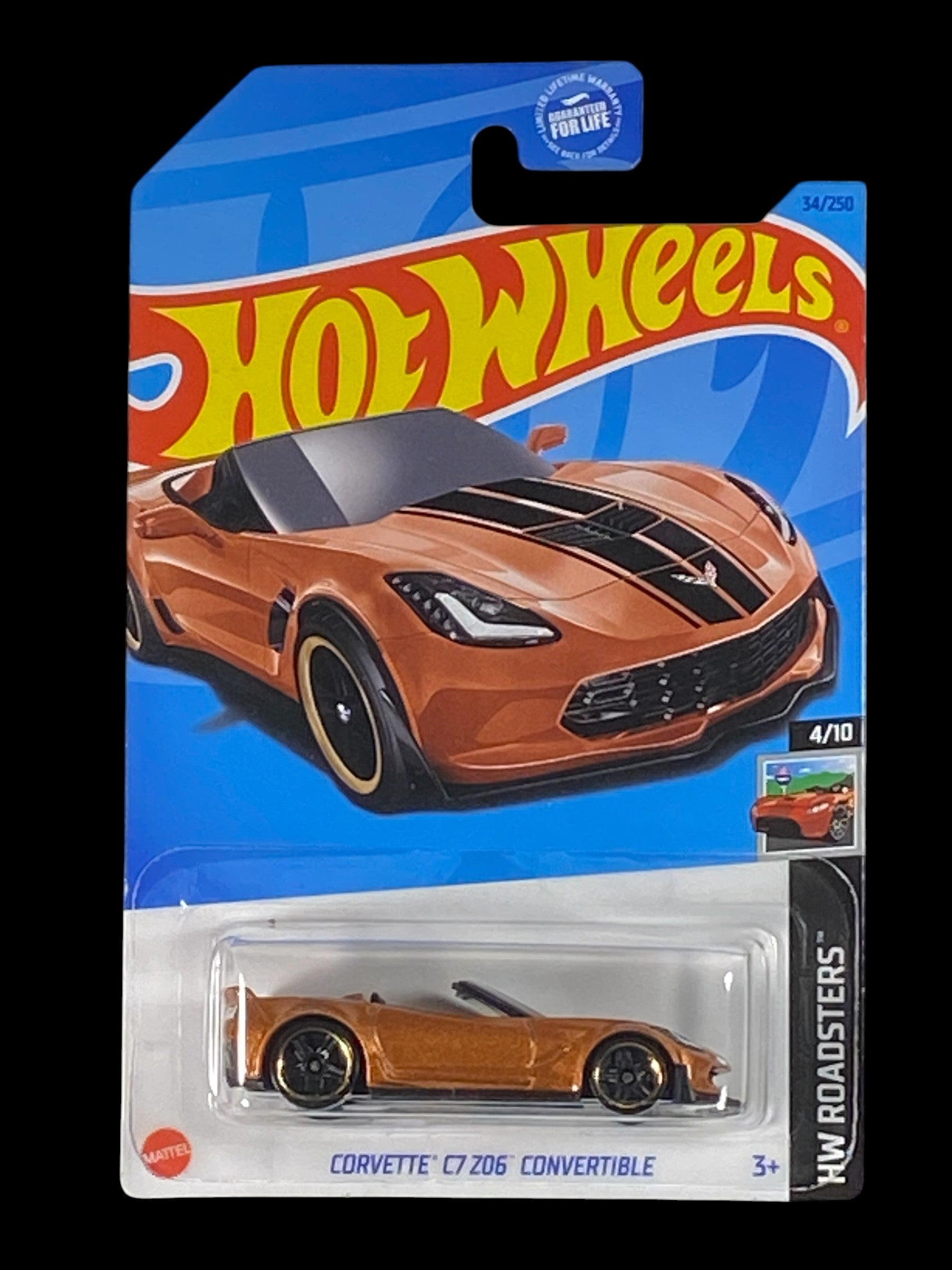 Hot Wheels Corvette C7 Z06 Convertible - Roadsters Series 4/10