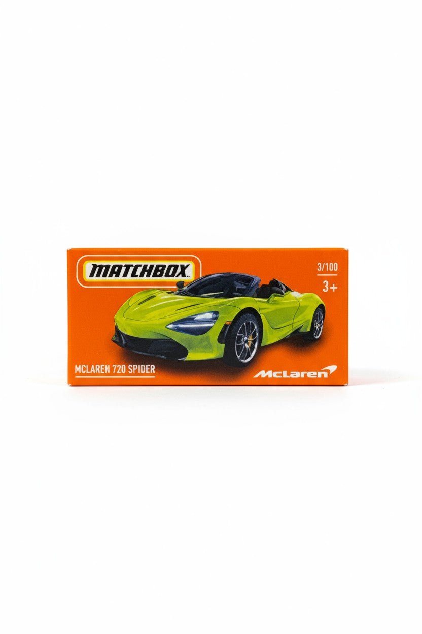 Matchbox McLaren 720 Spider - Power Grabs - Matchbox Series 3/100 - Collectors World Toys