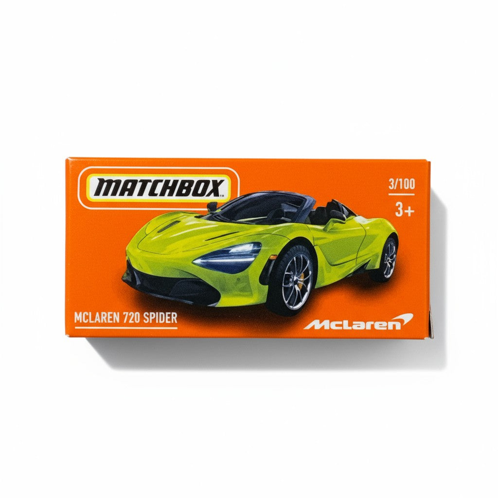 Matchbox McLaren 720 Spider - Power Grabs - Matchbox Series 3/100 - Collectors World Toys