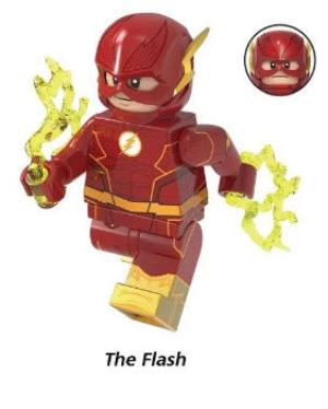 The Flash Custom Minifigure - Collectors World Toys Hover Image