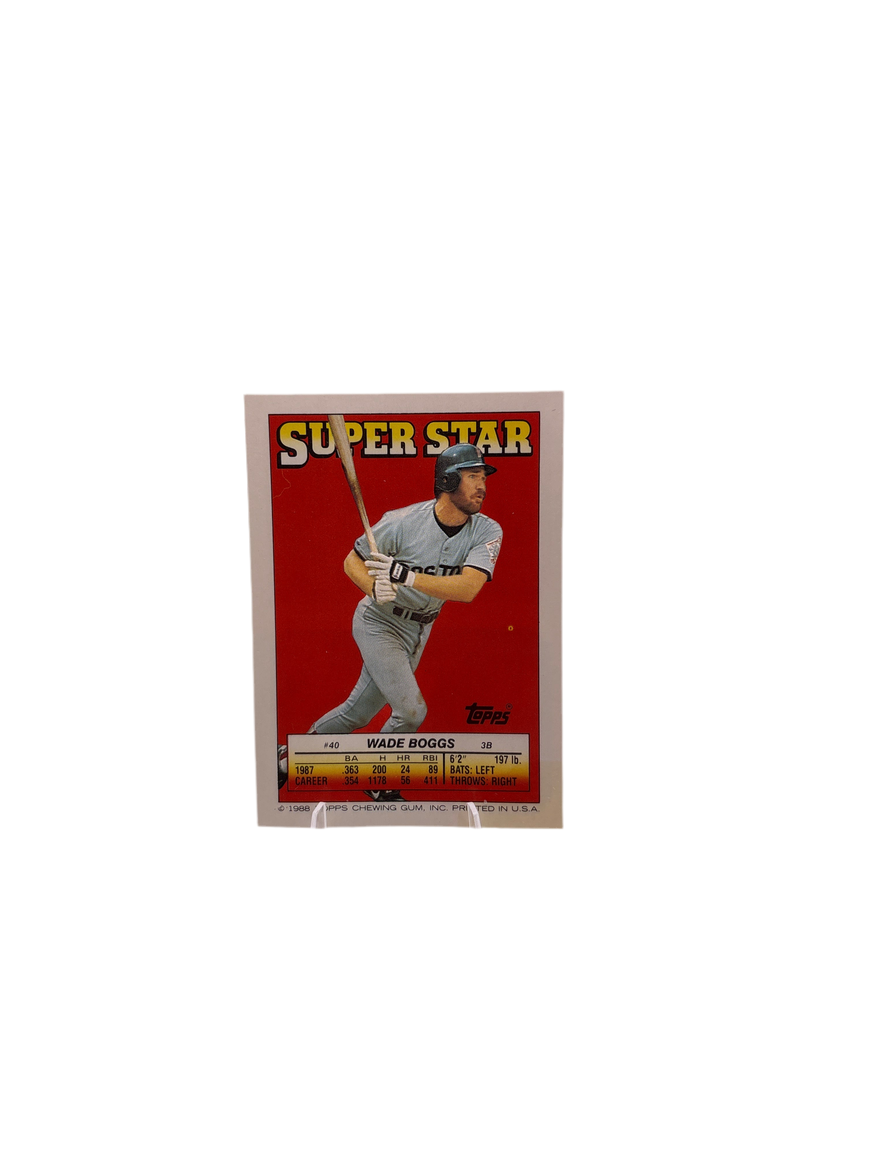 Topps Wade Boggs Main image