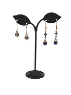 Crystal and Crosses Earrings
