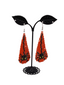 Beaded spider earrings