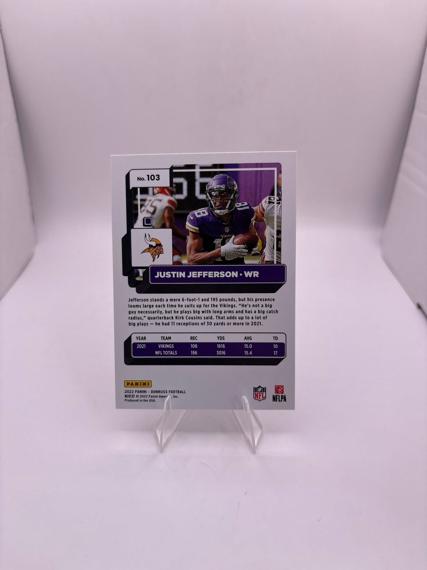 Donruss Justin Jefferson