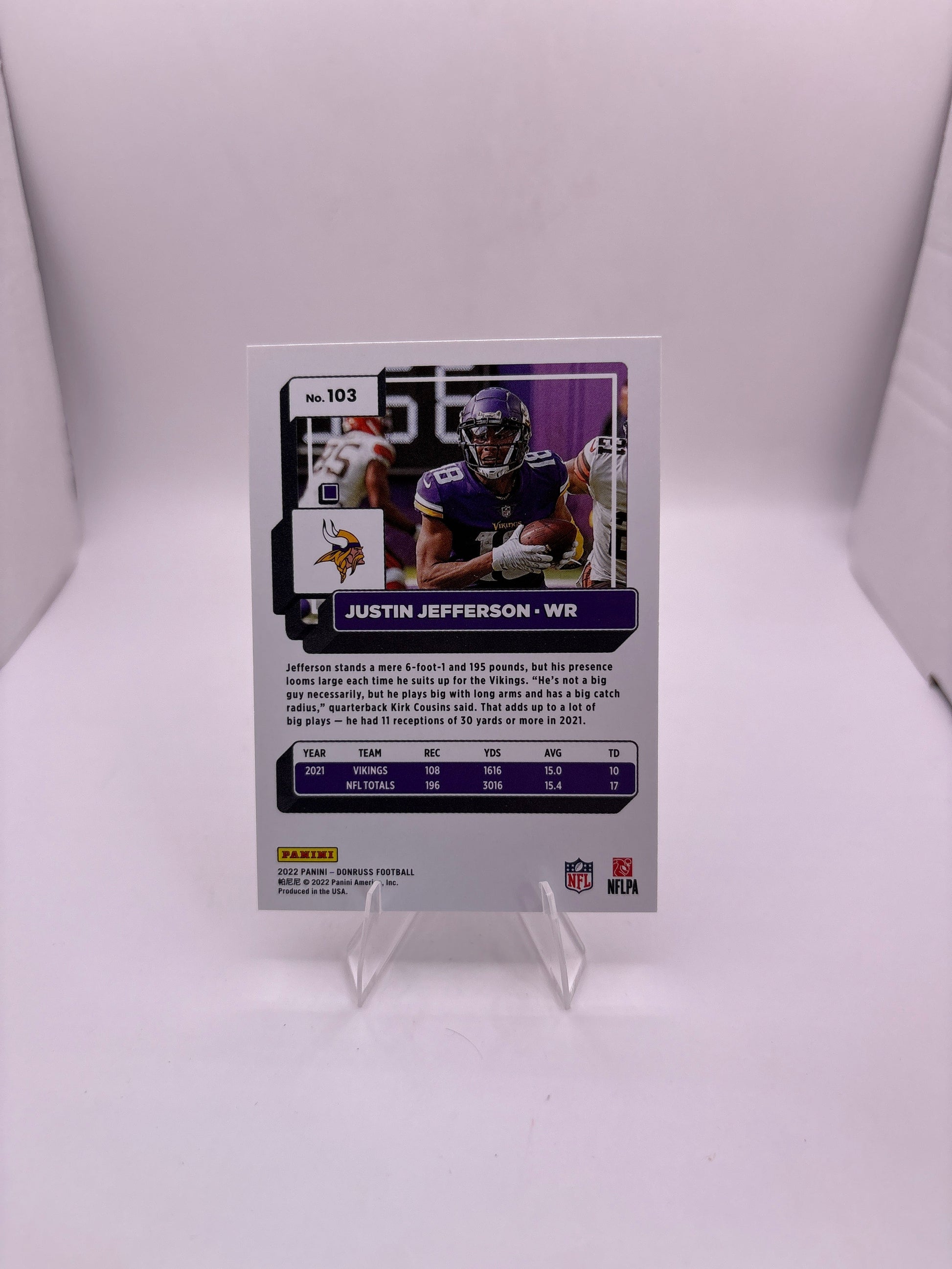 Donruss Justin Jefferson