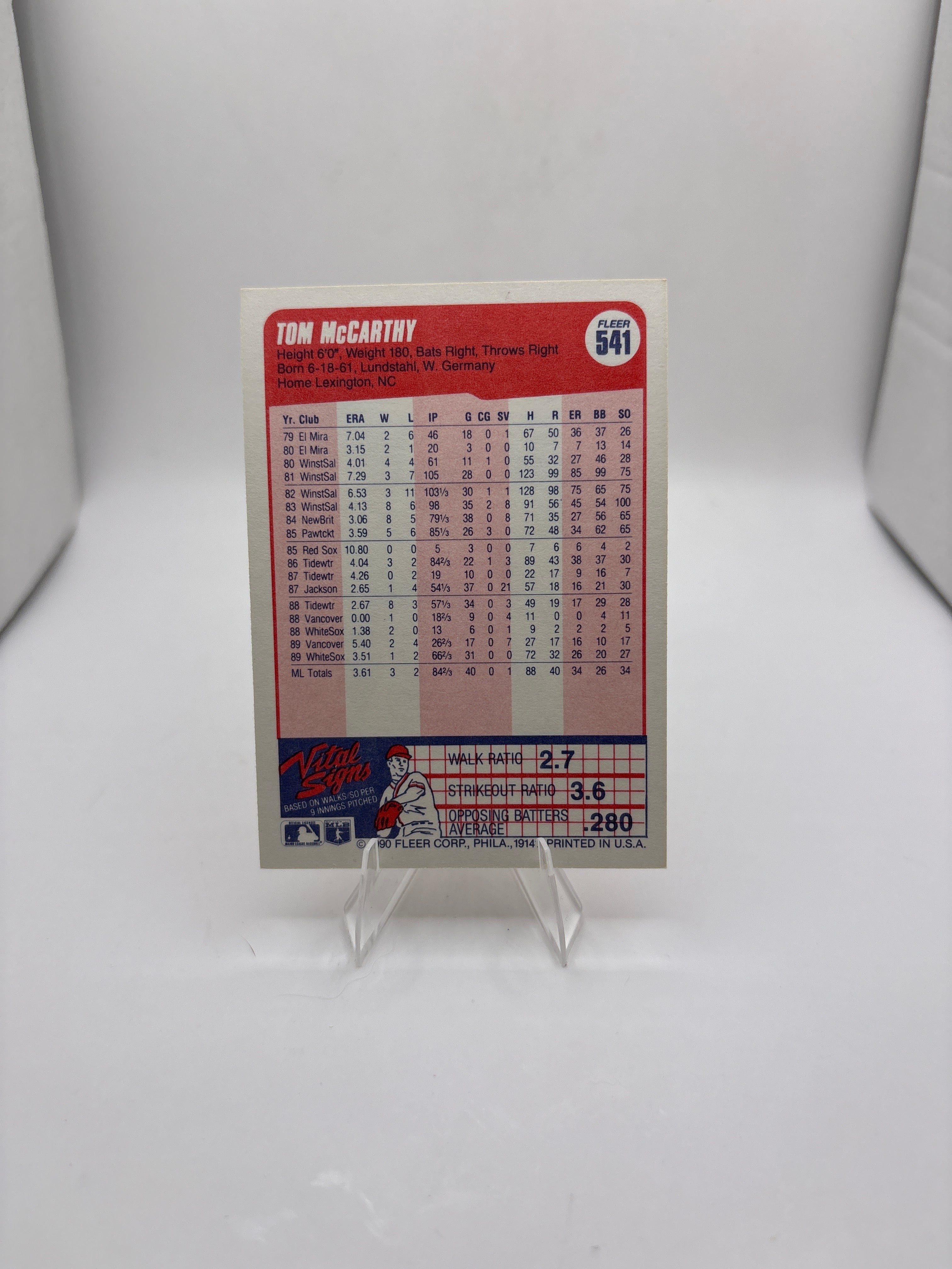 Fleer Tom McCarthy