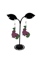 Dinosaur earrings