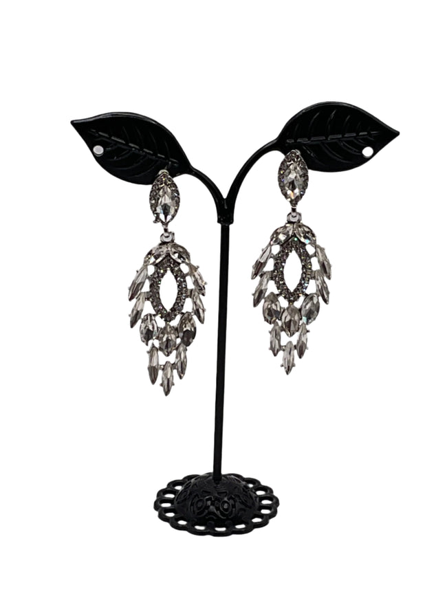 Shiny crystal earrings Hover Image