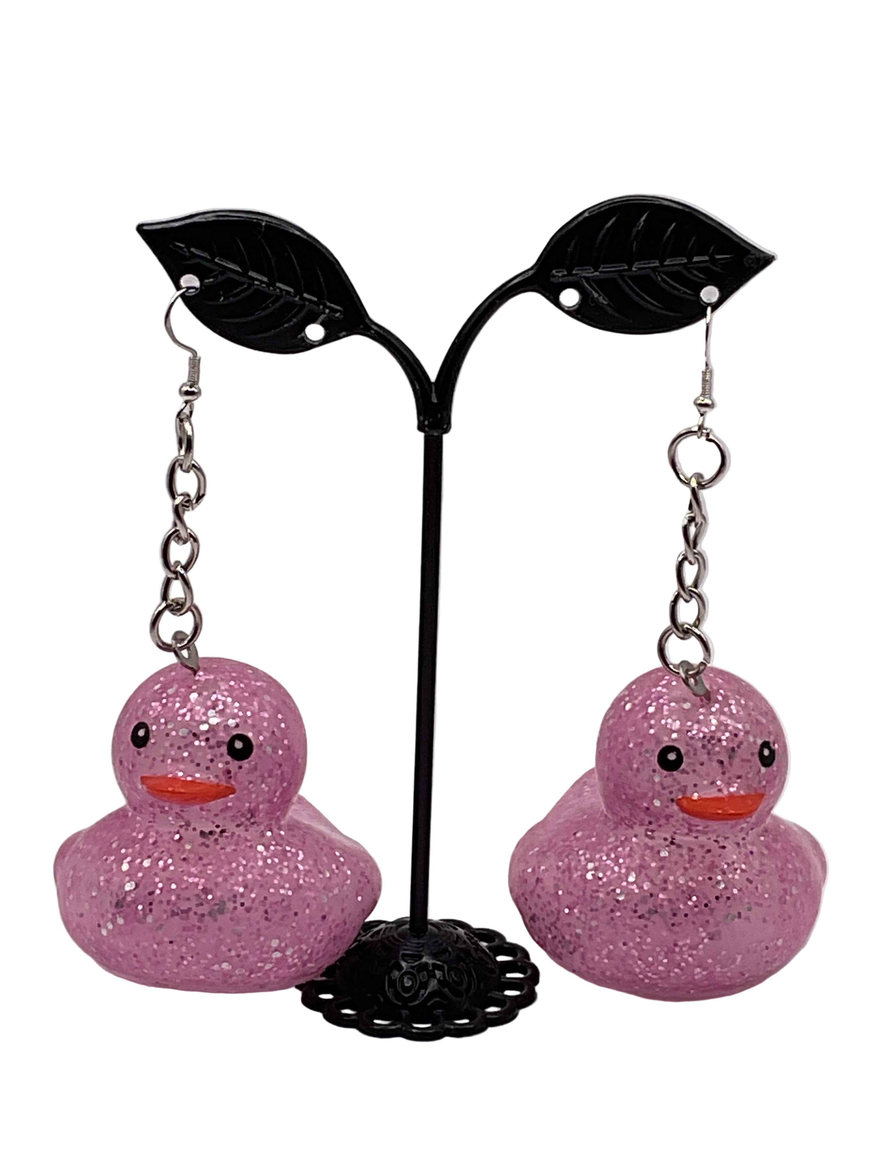 Large Rubber Ducky Earrings