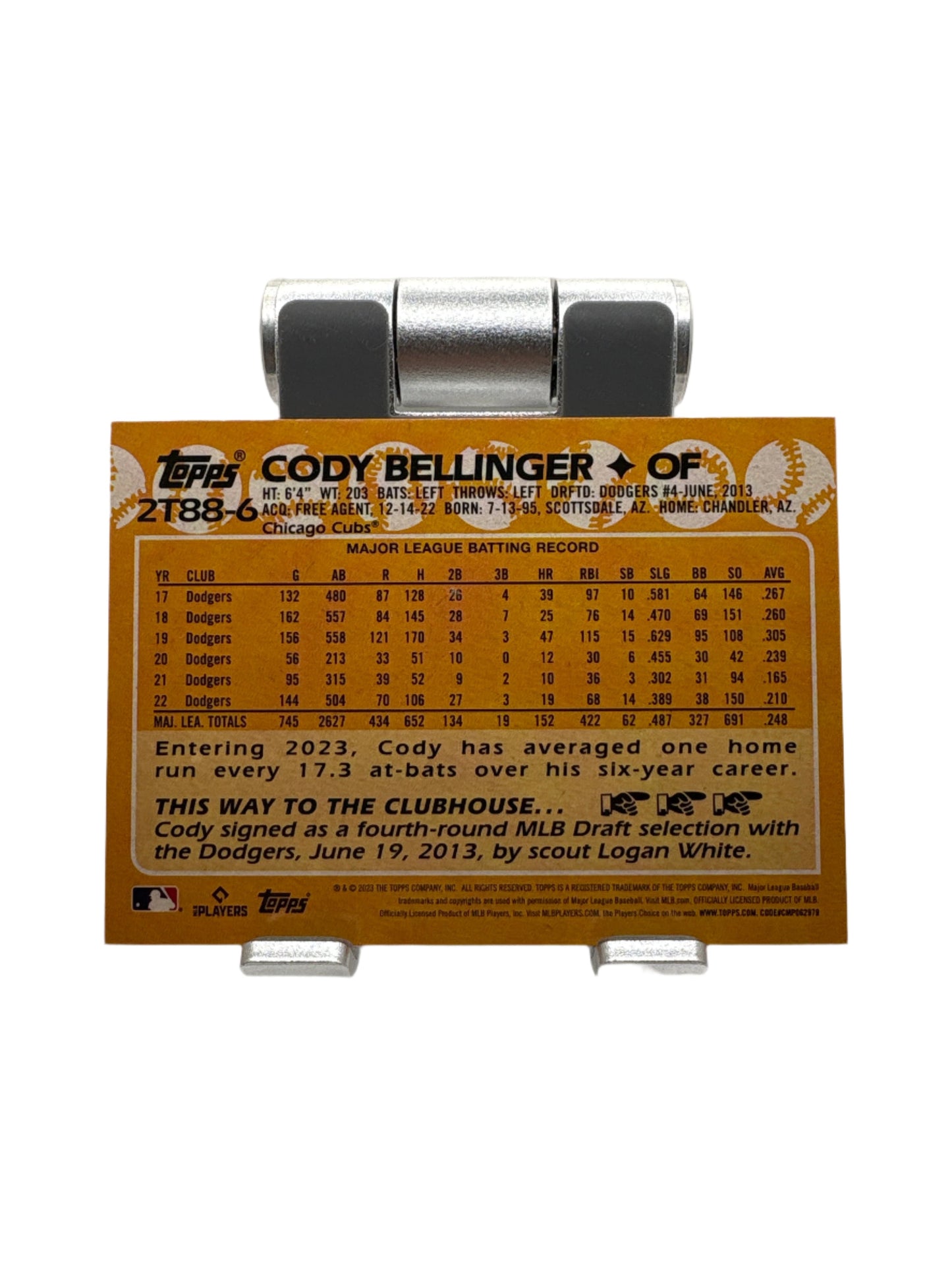 Topps Cody Bellinger