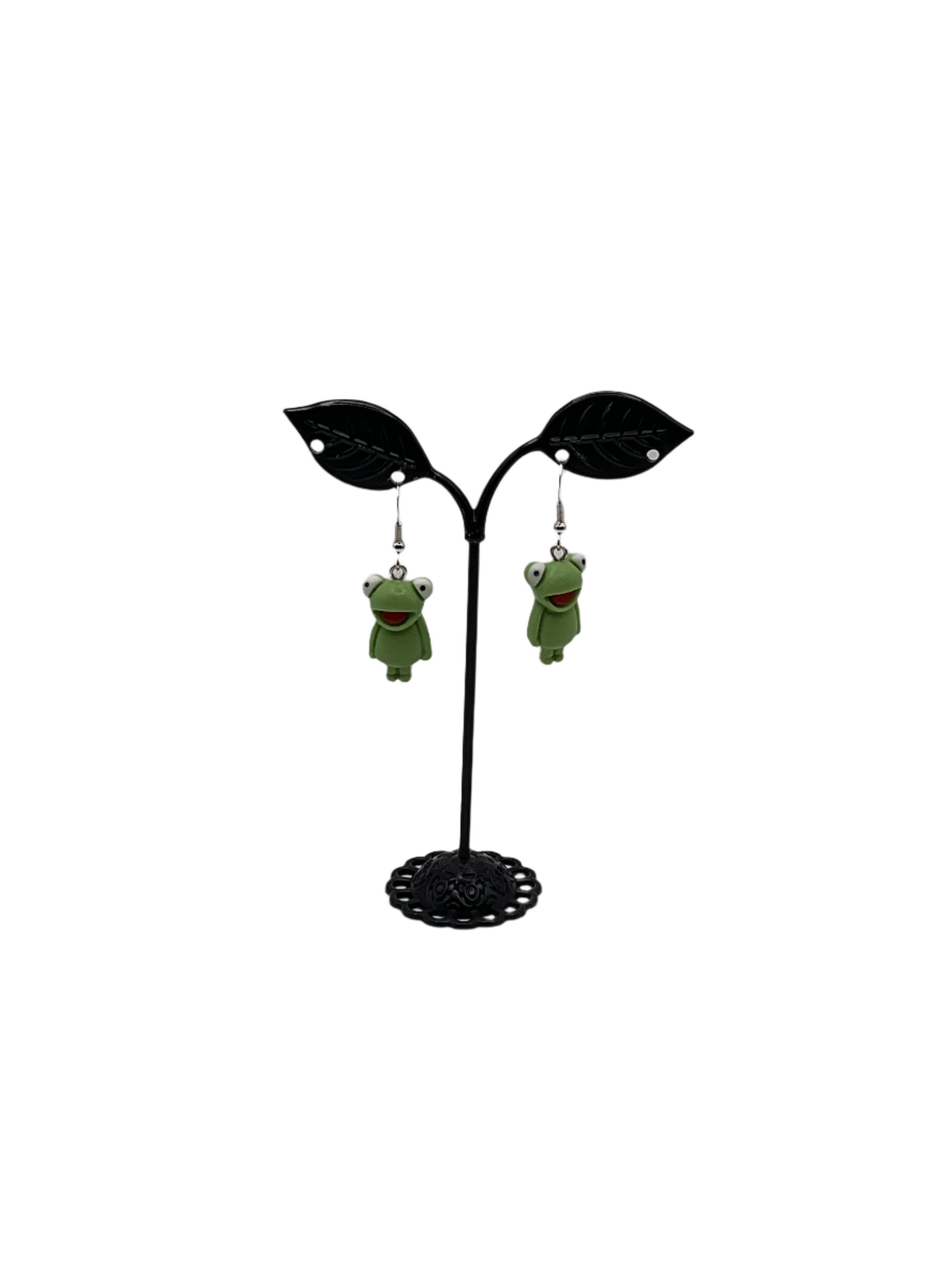 Frog earrings