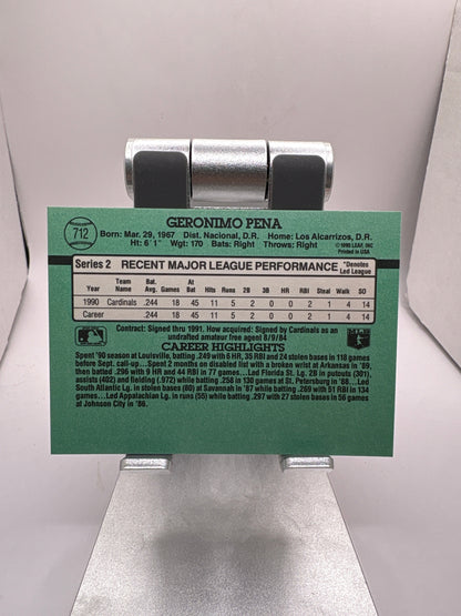Donruss Geronimo Peña Sports Card