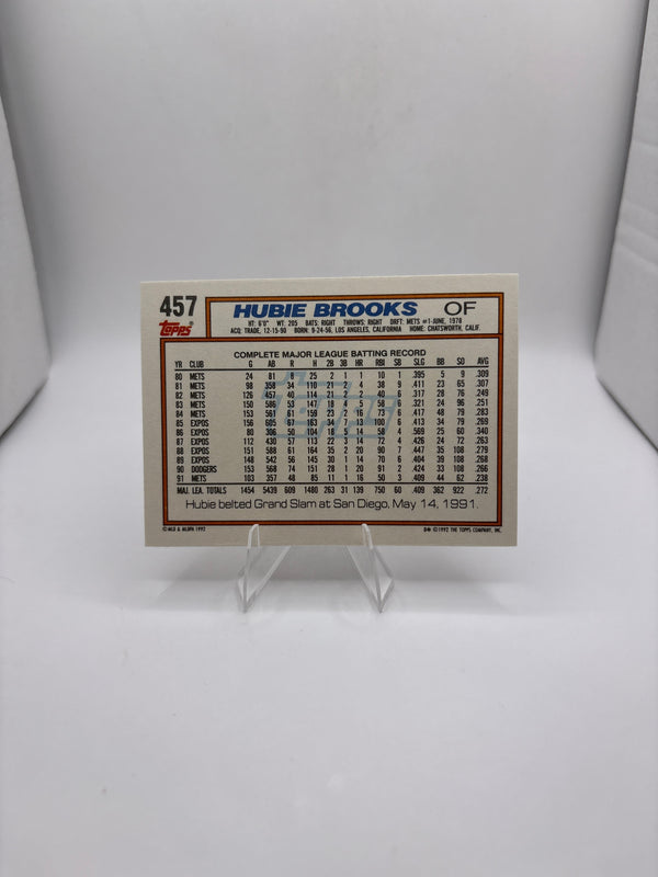 Topps Hubie Brooks