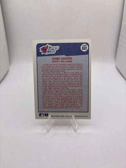 Fleer Mark Davis Mitch Williams