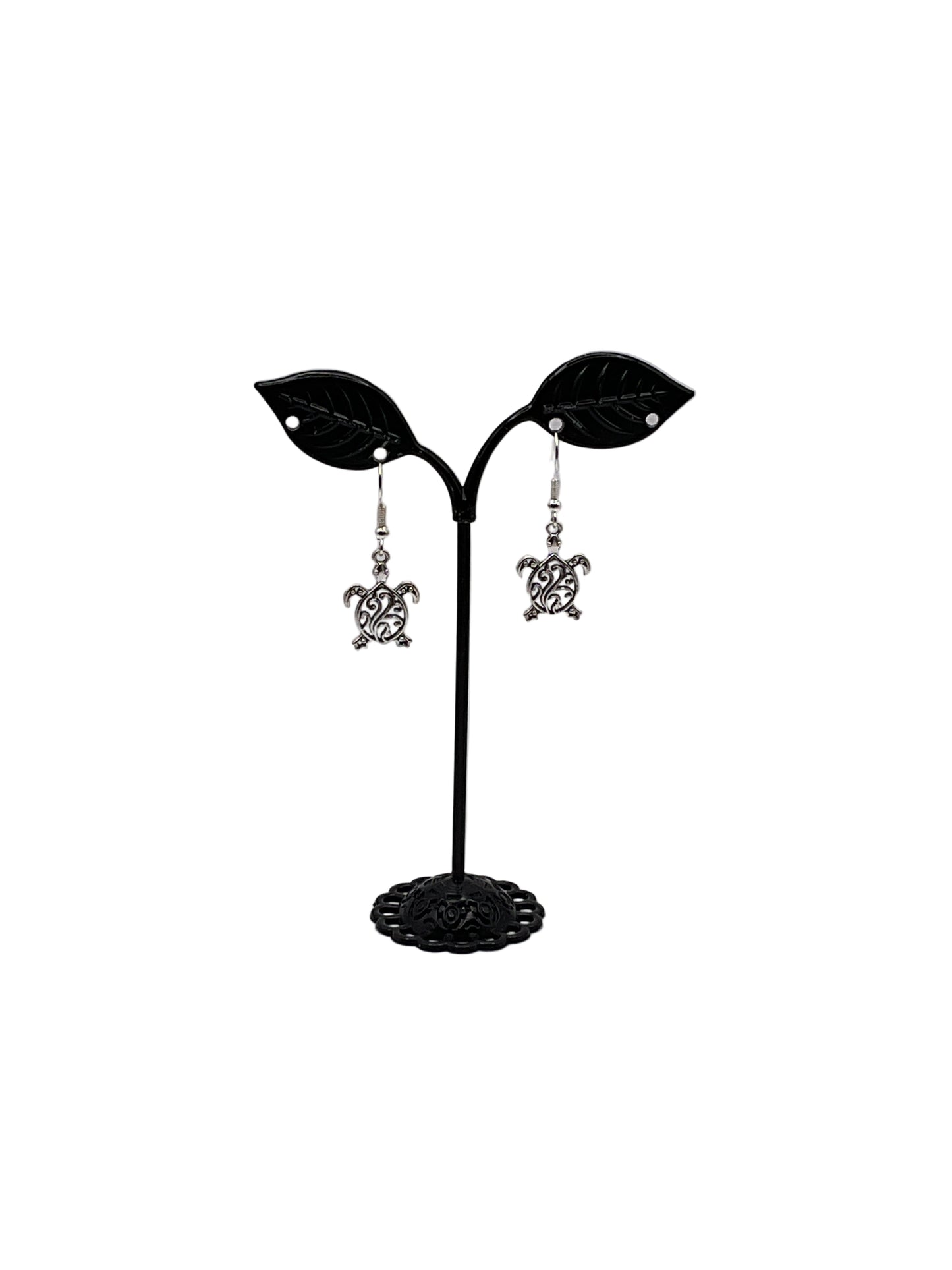 Filagree Sea Turtle Earrings