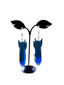 Blue Rocket Flash Light Earrings