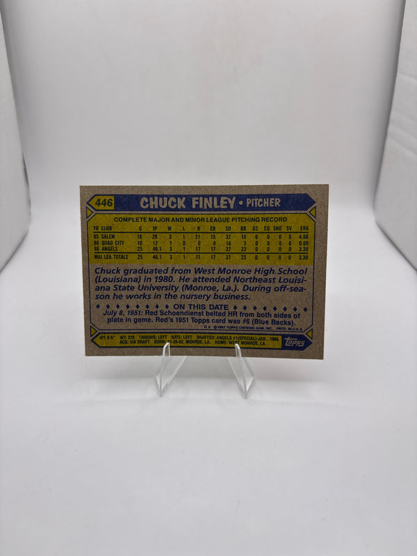 Topps Chuck Finley