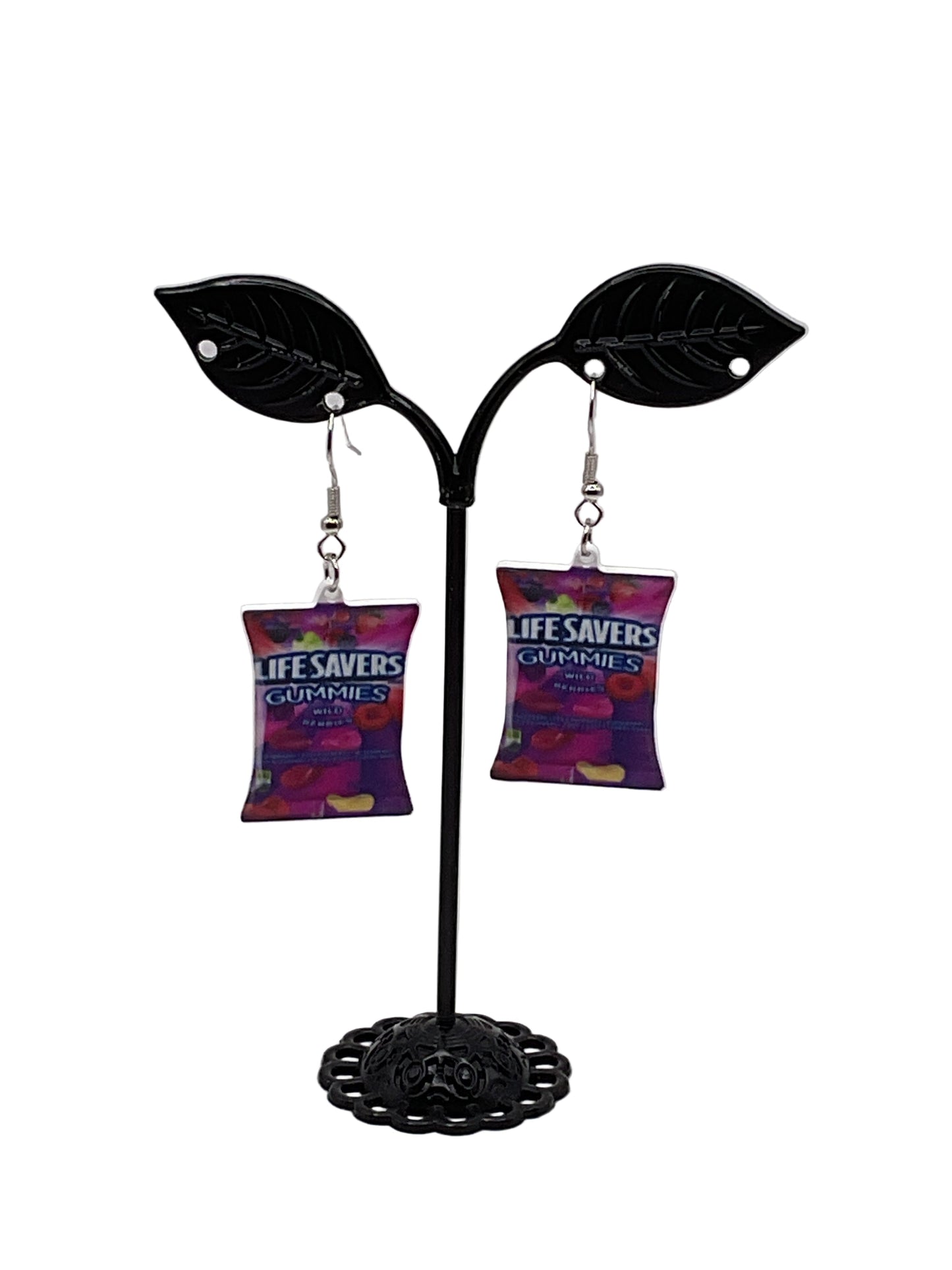Candy bag earrings