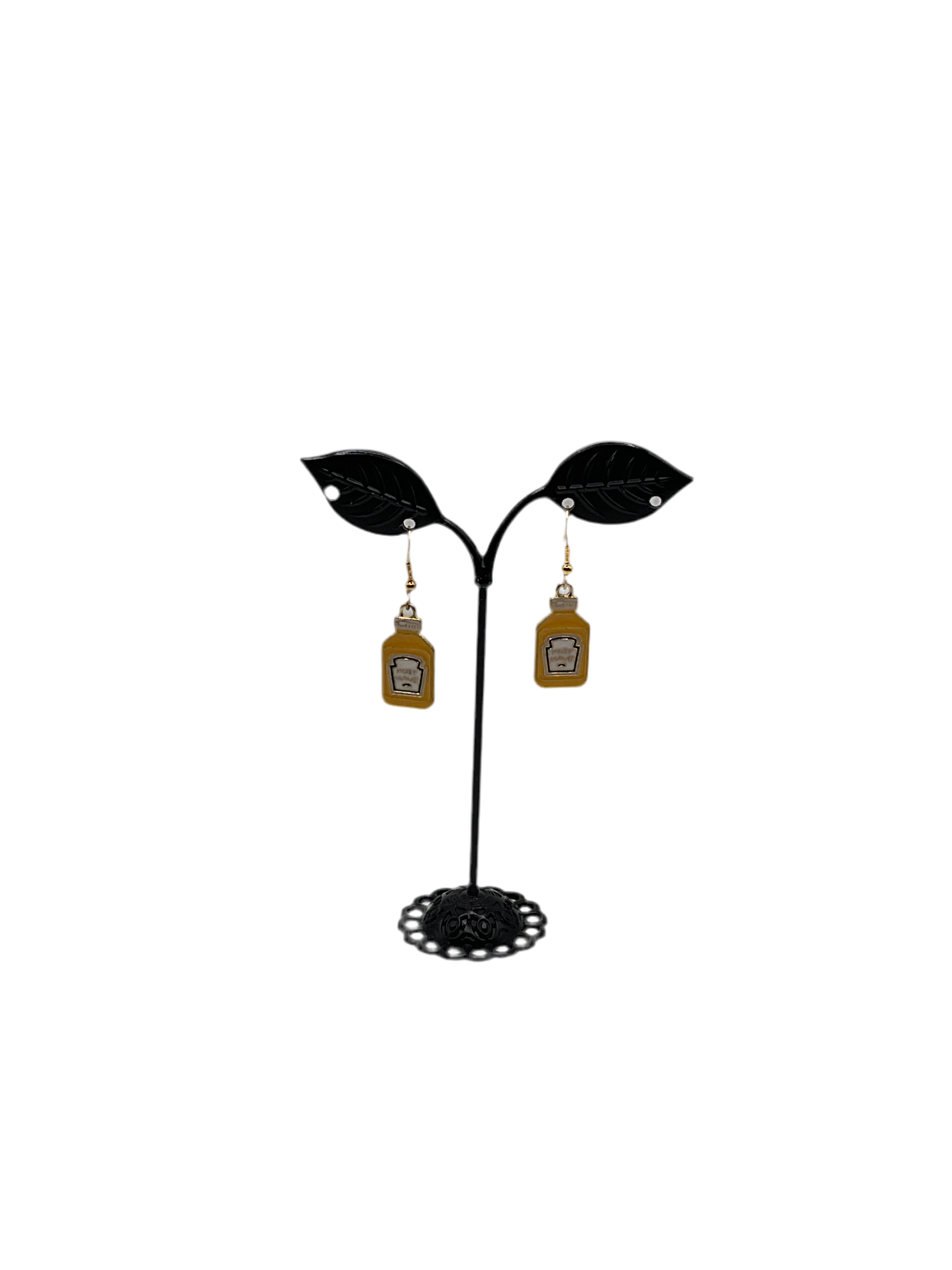 Mustard earrings