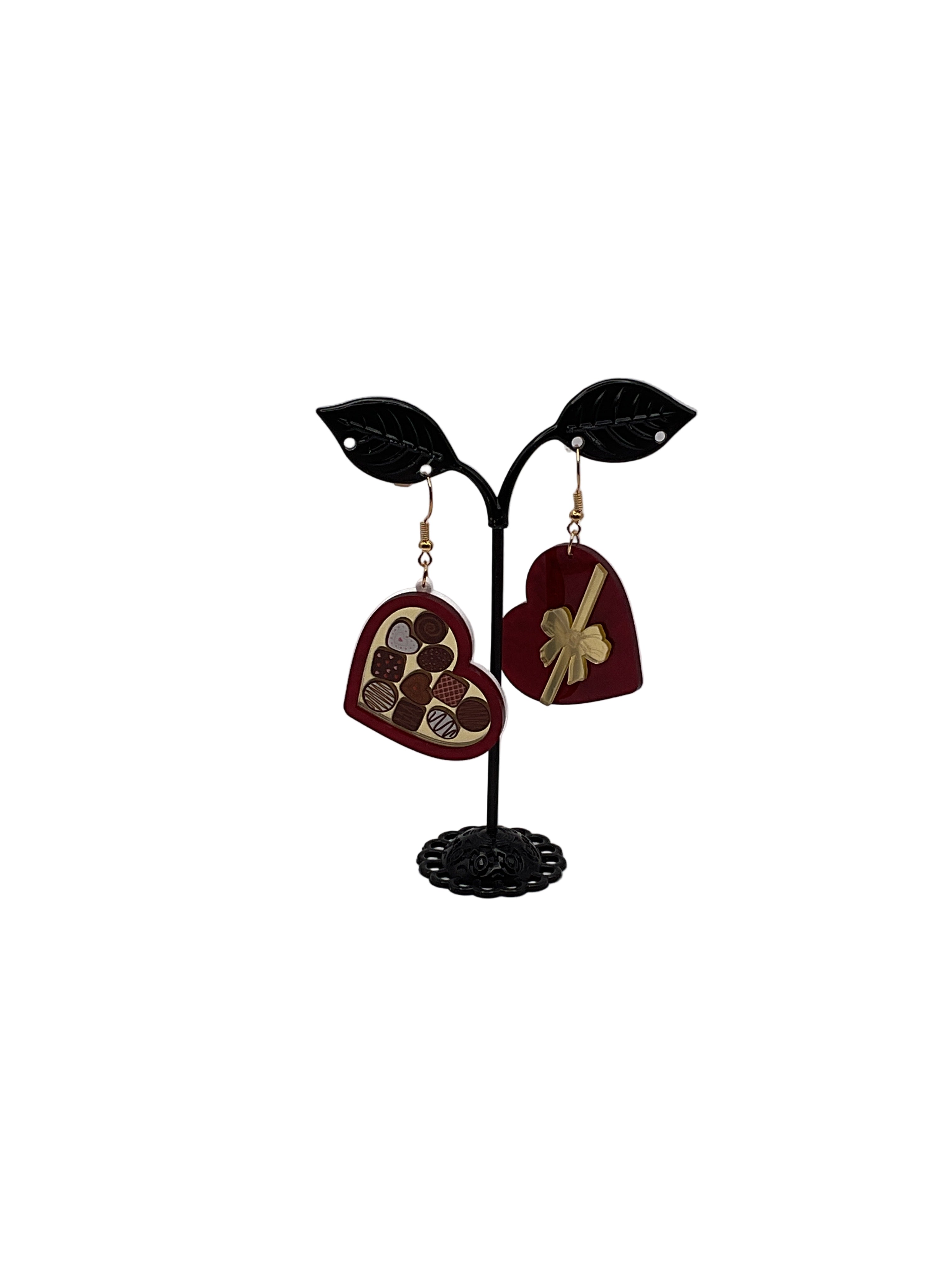 Box of chocolate earrings Secondary image
