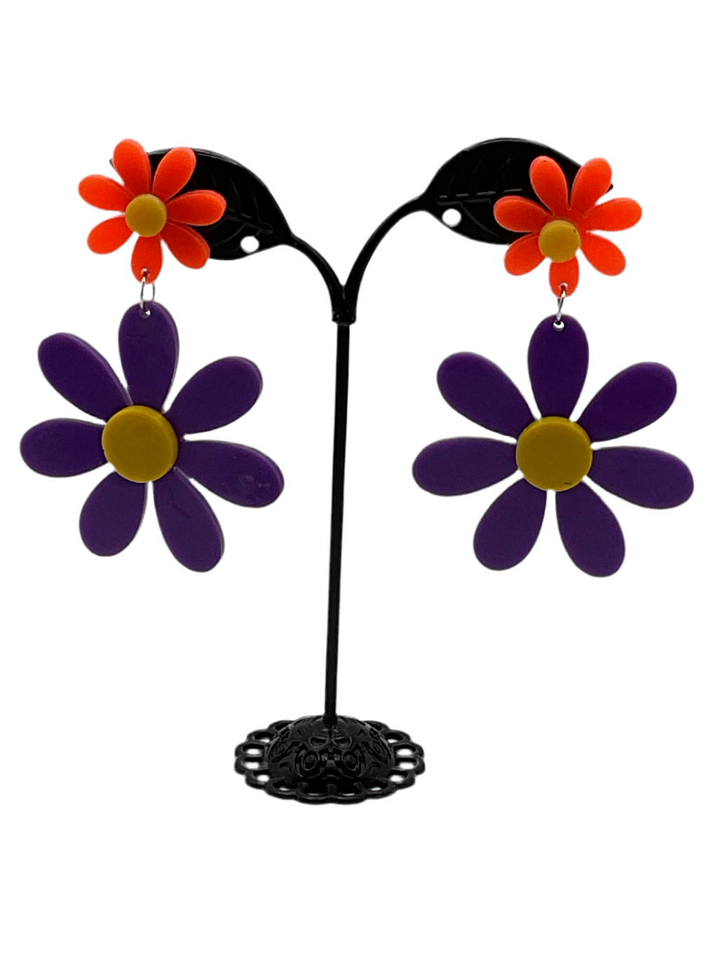 Large Flower Earrings