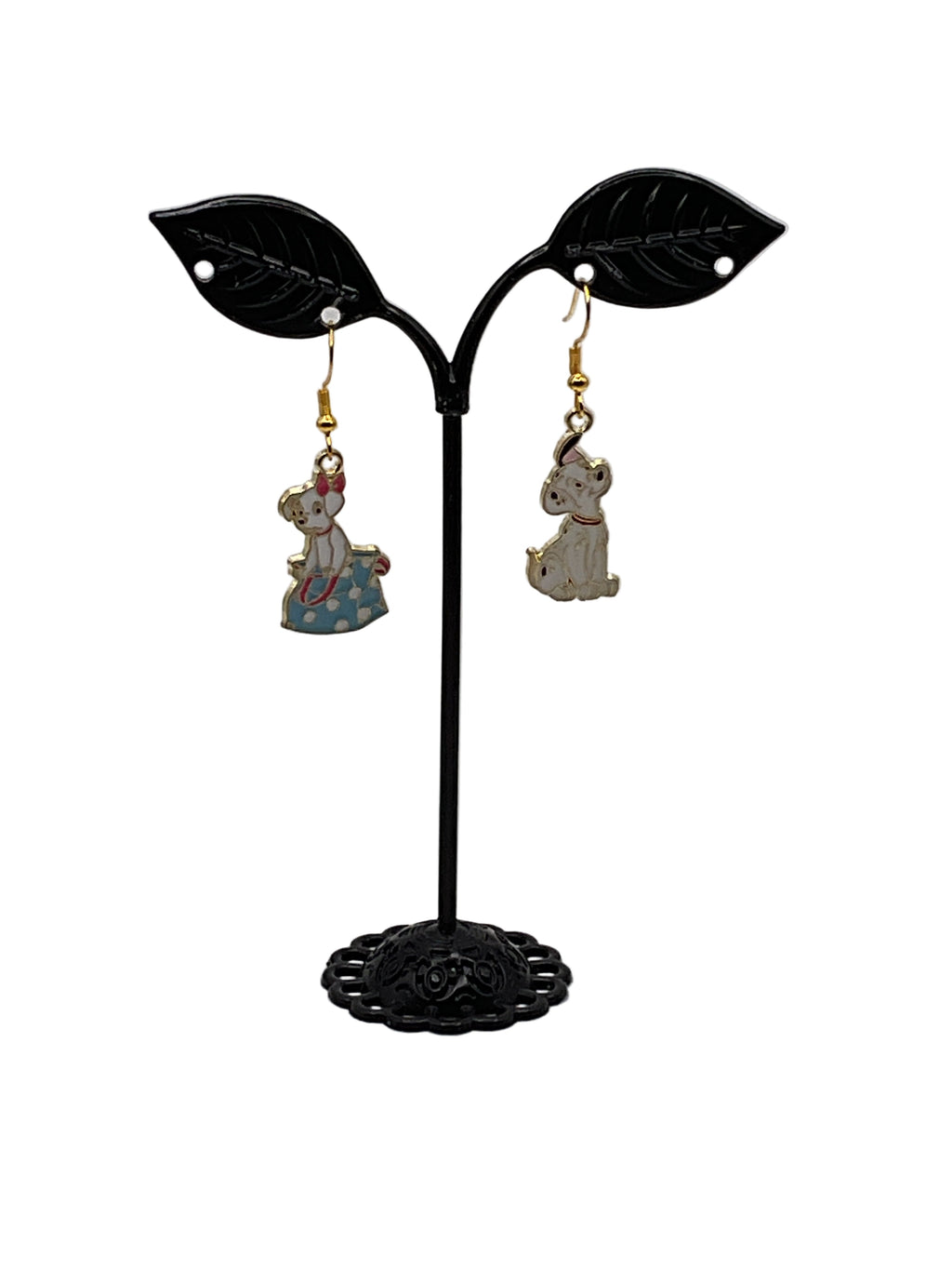 Dog earrings