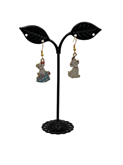 Dog earrings