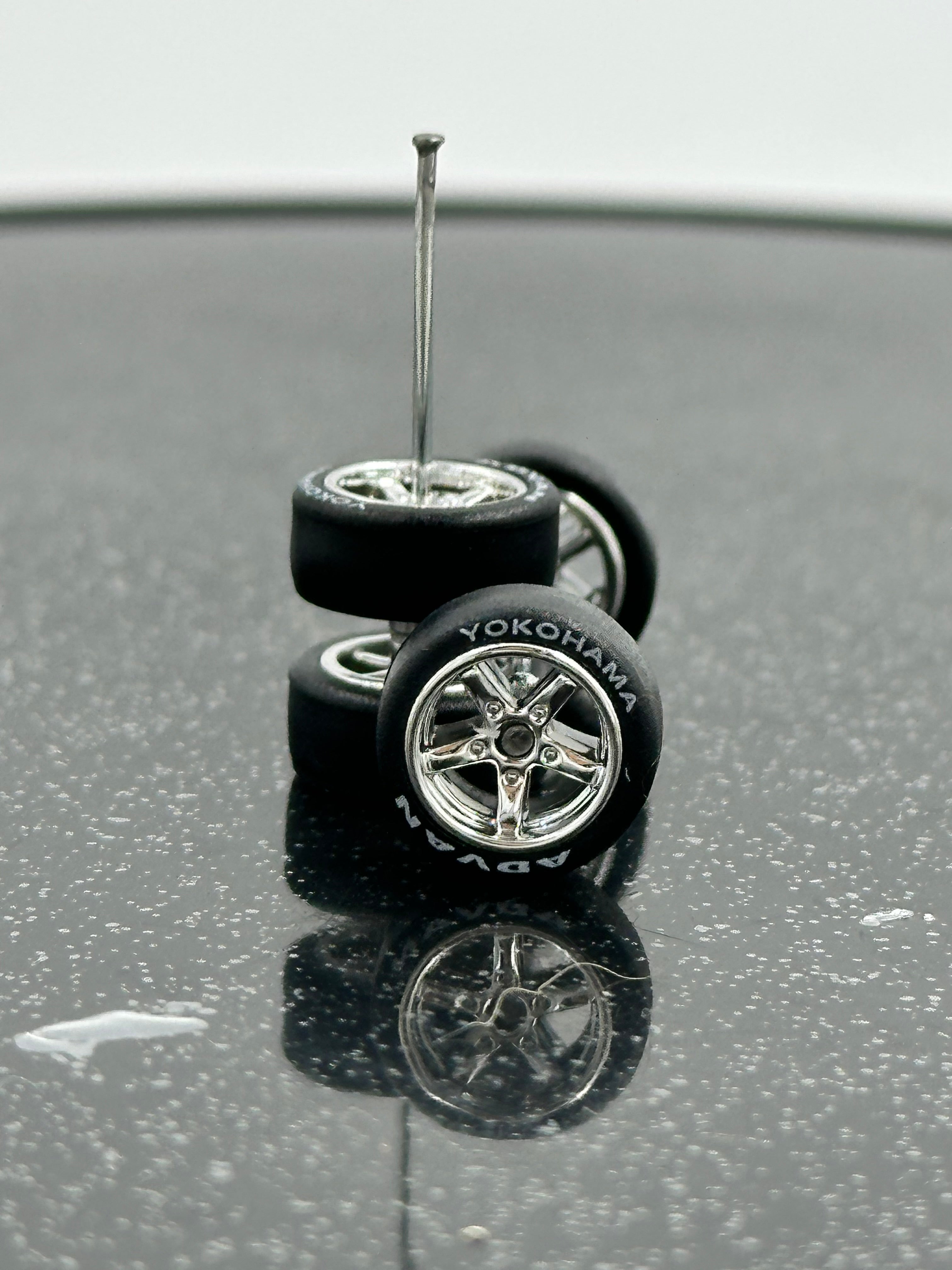 Rubber Wheels for Diecast Scale 1/64