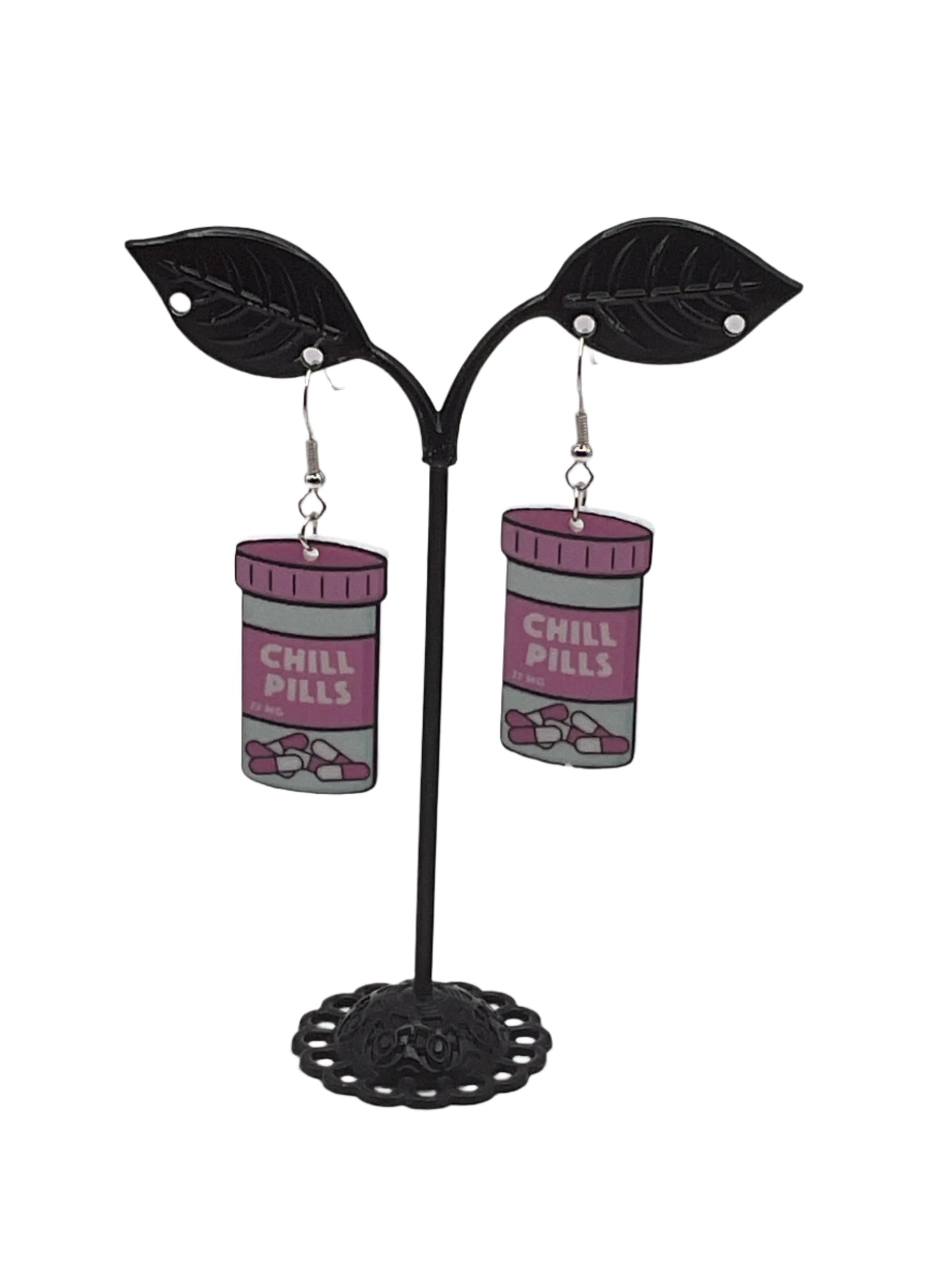 Chill pill earrings