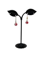 Earrings with beads
