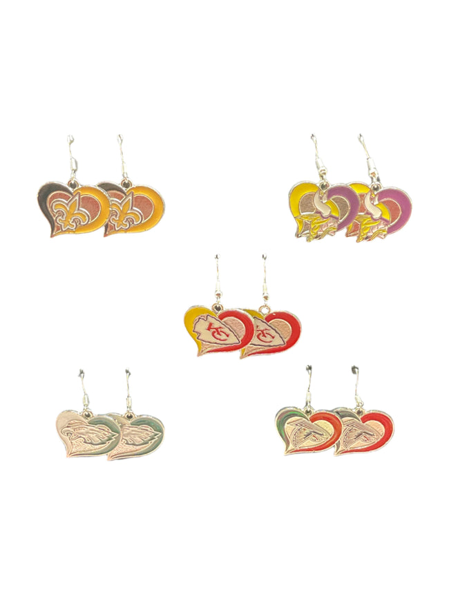 NFC Football Earrings Hover Image