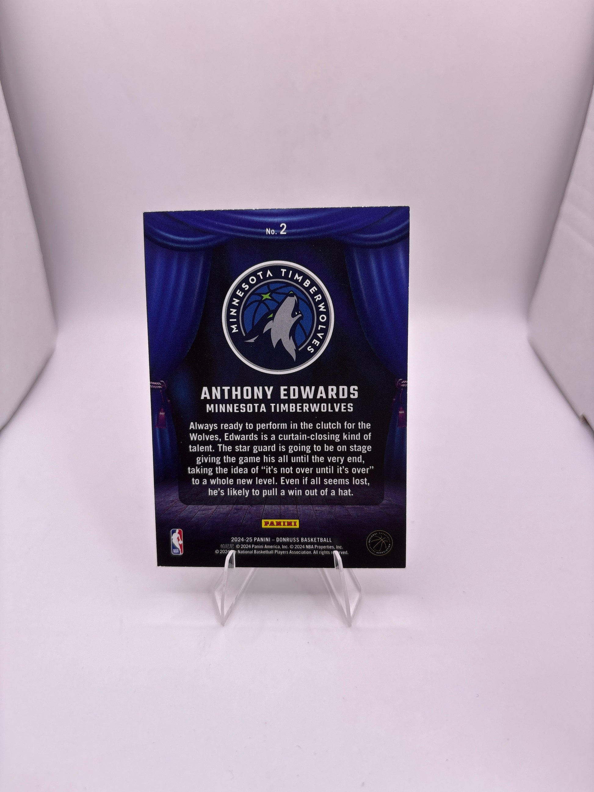 Donruss Anthony Edwards