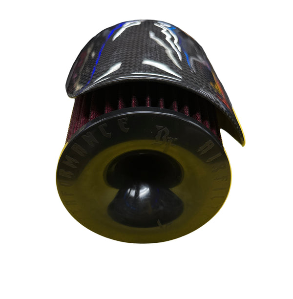 SPDZ1 Carbon Cover High Velocity 3" Inlet Intake Filter