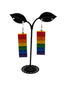 Rainbow Building Block Earrings
