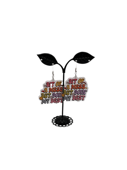 Bit Of A Mess Earrings