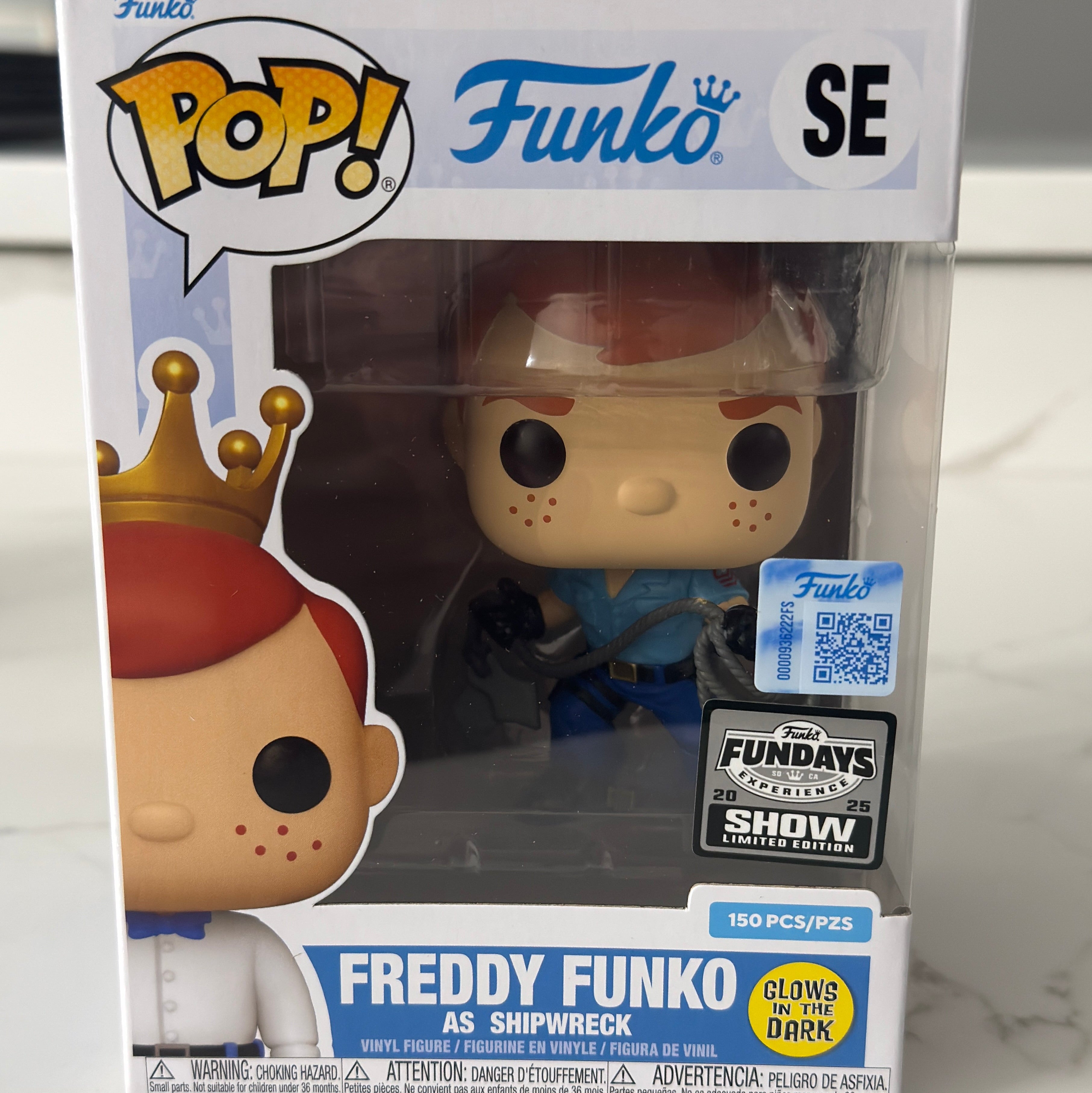 Funko Fundays Experience 2025: Pop! Originals G.I. JOE Freddy Funko as Shipwreck (Glow) LE 150 Secondary image