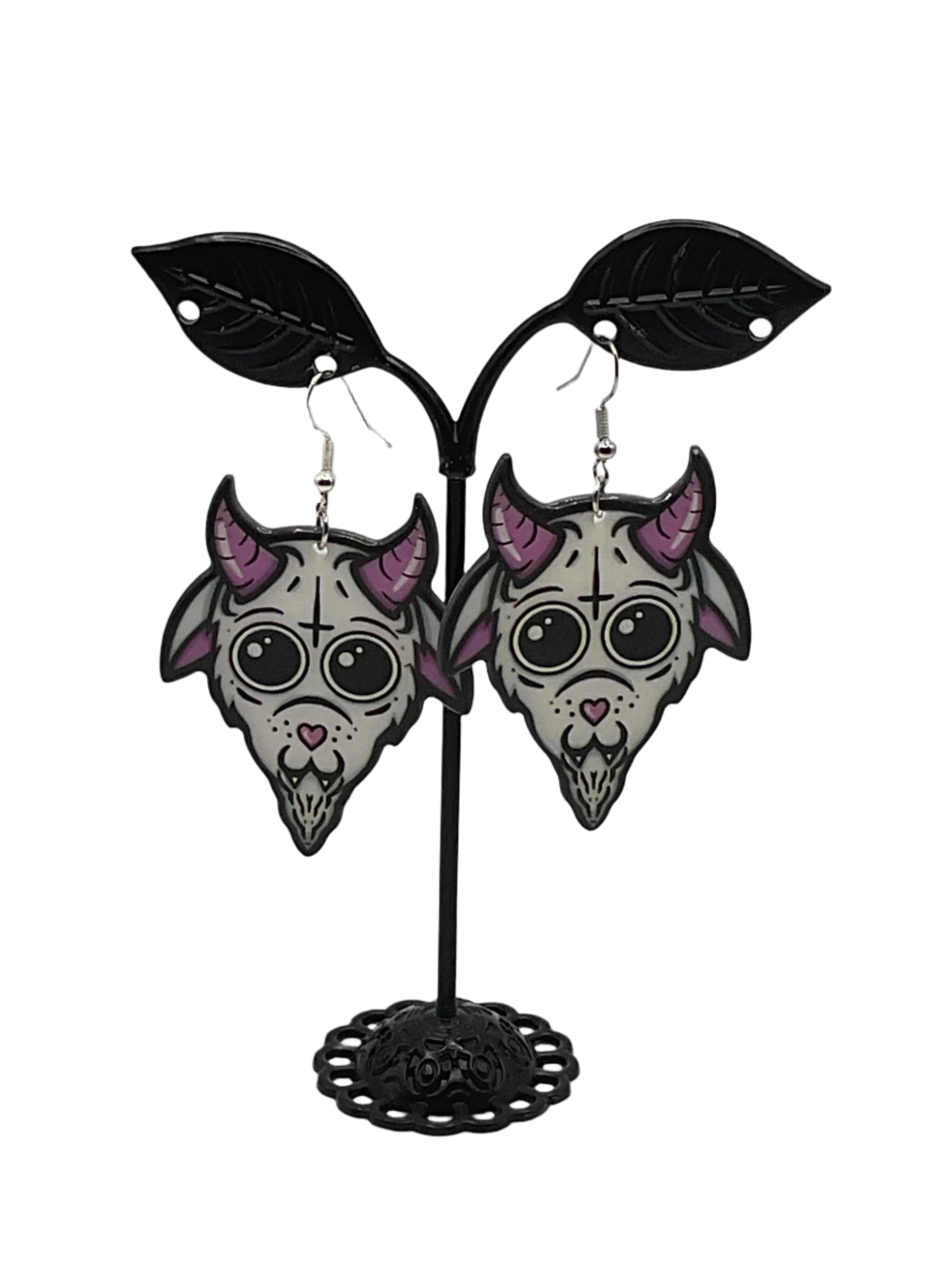 Pink Goat Earrings Main image
