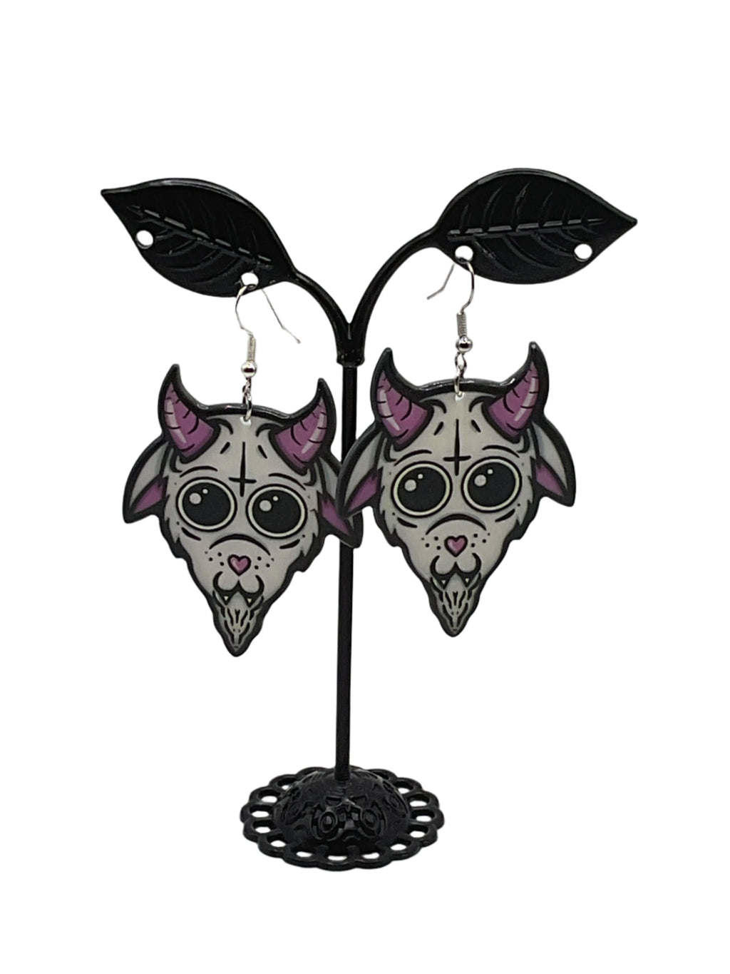 Pink Goat Earrings